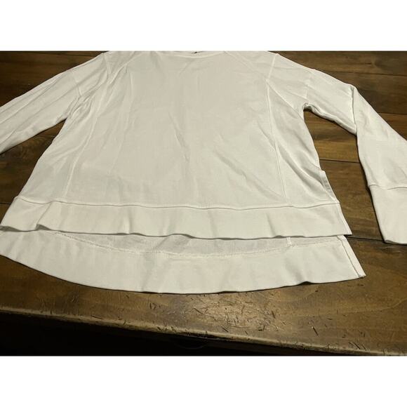 Sweaty Betty After Class Longline Sweatshirt Women's Size Medium White - Picture 2 of 12